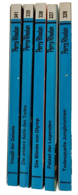 Bücher Moewig Perry Rhodan Planeten Romane Konvolut 5 Bände 328, 337, 338, 339, 341 - Bild 4