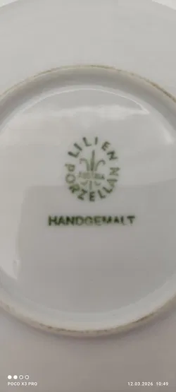 Lilien Porzellan Mocca-Untersetzer 6er | Sammlerstück - Bild 12