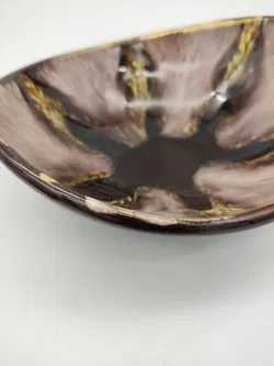 Vintage Keramik-Schale - braun - Bild 3