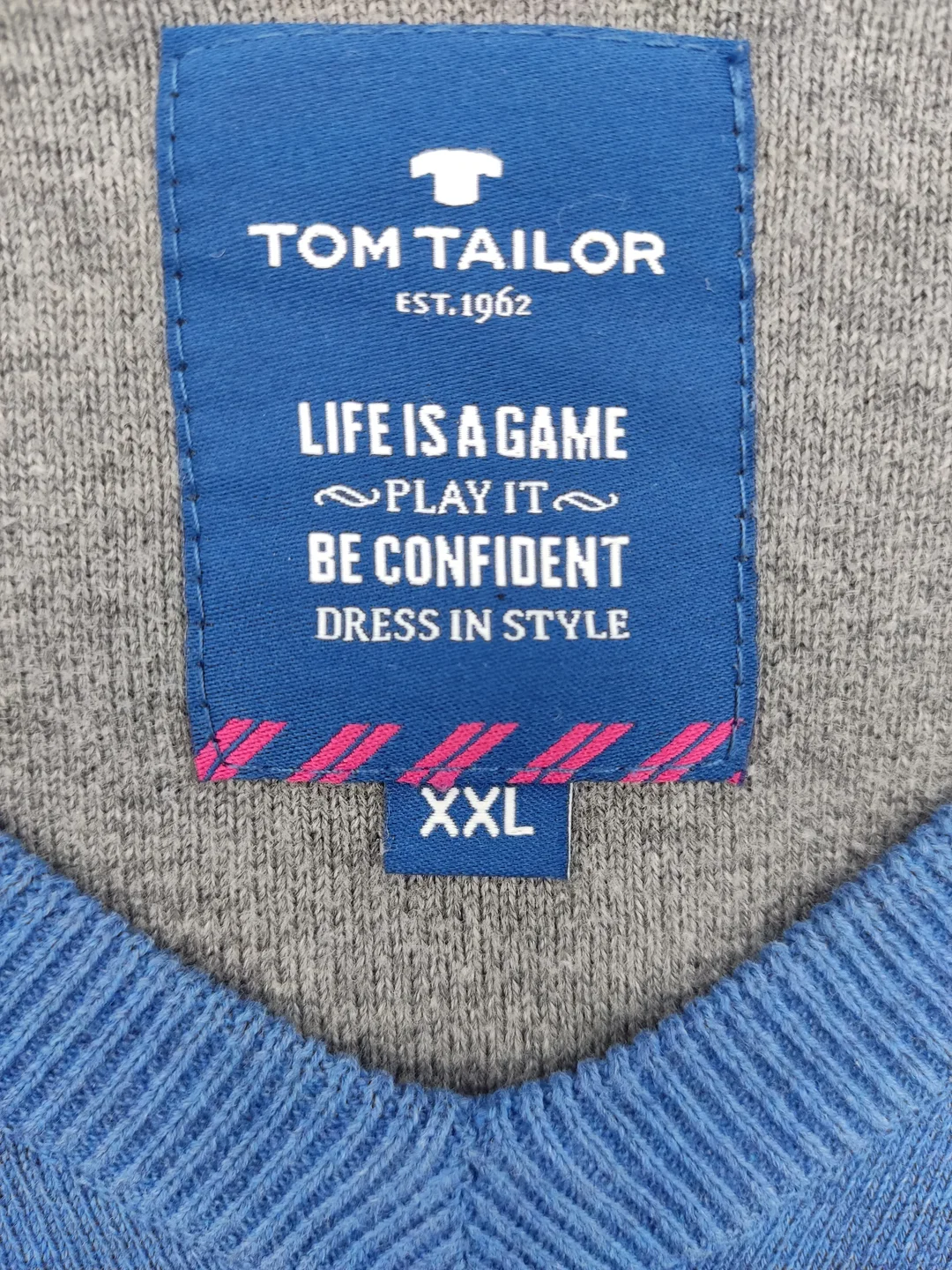 Tom Tailor Herren Pullover blau Gr.XXL – Bild 5