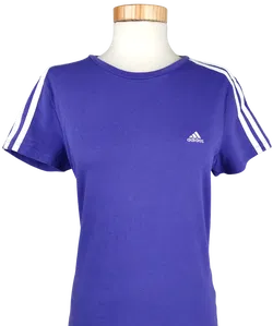 Adidas Damen T-Shirt, violett - Gr. M - Bild 3