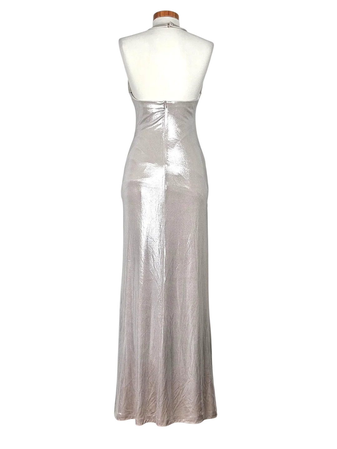 ZARA Damen Abendkleid, silber - Gr. M – Bild 2