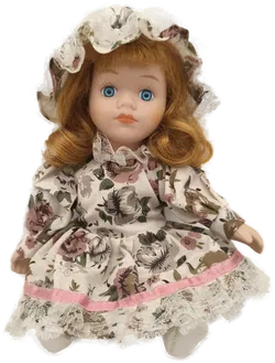 Porzellanpuppe 24cm, Vintage, 80er Jahre - Bild 1