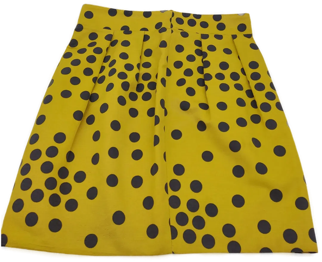 Moschino Damen Rock senf/schwarz deutsche Gr. 44 vintage - Bild 4