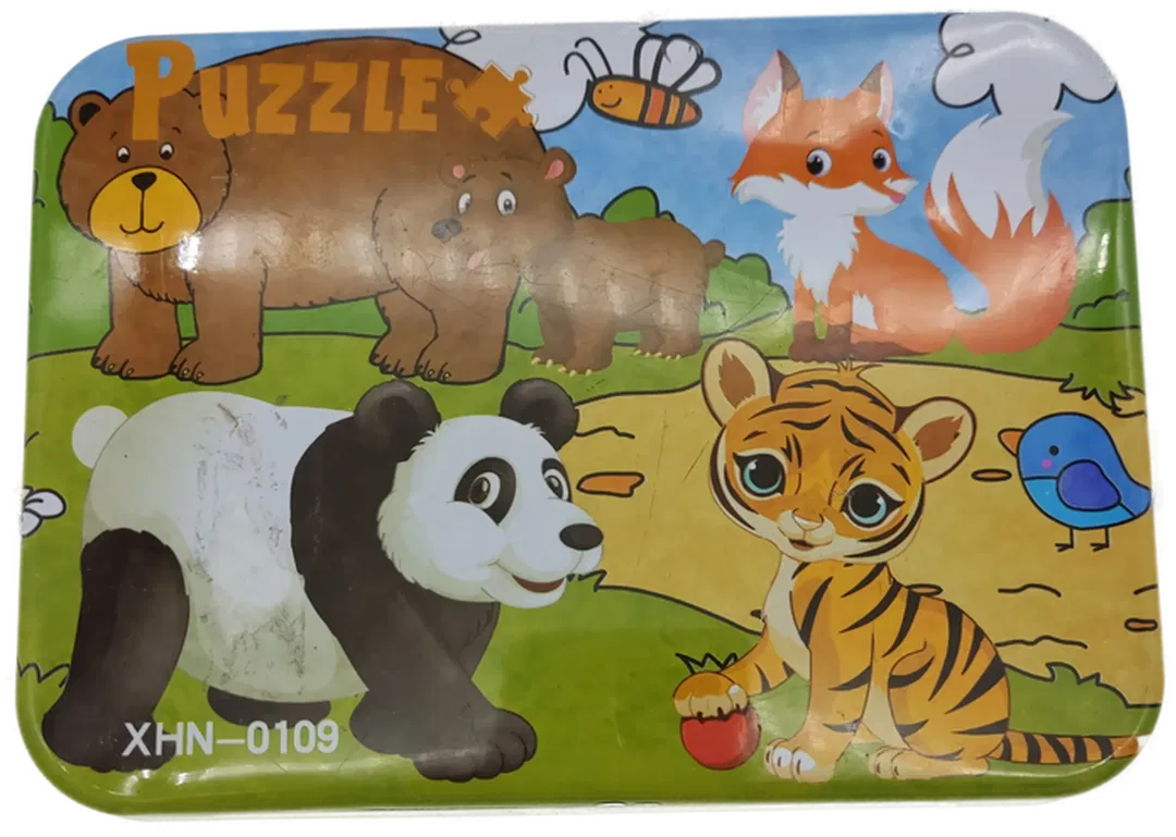 Puzzle bunt in einer Metallbox - Bild 1