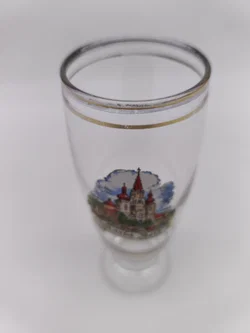 Andenkenglas, Bierglas mit Goldrand, "Maria Zell" – Vorschau 3