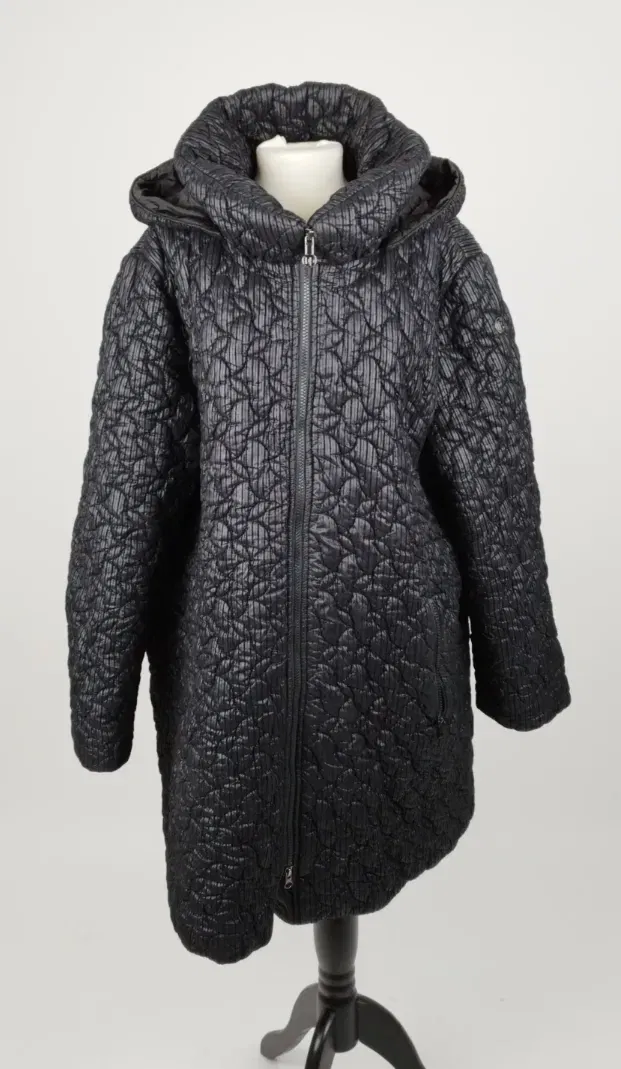 Erich Fend Mantel Schwarz - Gr. 50 / 80% Polyester, 20% Polyamid, Futter 100% Acetat - Bild 1