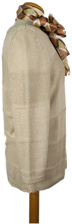 Bonita Damenpullover Beige Mit Schal | Wolle & Wärme - Bild 2