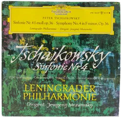 Vinyl LP - Peter Tschaikowsky, Mrawinskij - Sinfonie Nr. 4 f-moll op. 36  - Bild 1