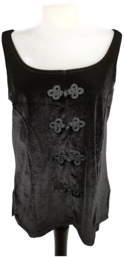 Stylisches Damen-Tanktop im Samt-Look - Bild 1