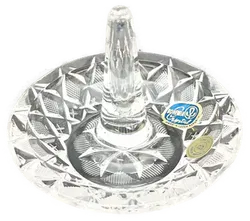 Tschechischer Kristall Kerzenständer -  Bohemia Finecut 24% Pbo - Bild 2