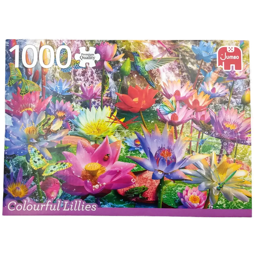 Jumbo Coloreful Lillies 1000 Teile - Bild 1
