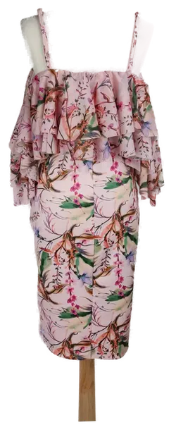 Bodyflirt Damen Kleid rosa geblümt - L/40/42 - Bild 2