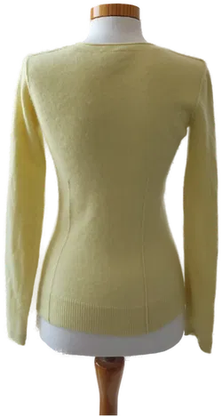 Damenpullover, pastellgelb - Gr. 34 - Bild 3