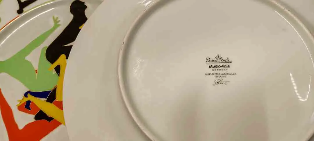 Rosenthal studio-linie Künstler-Platzteller „Salomé“ 31 cm – Vintage – Bild 3