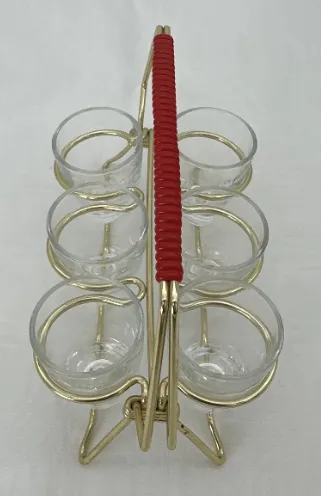 Vintage-Schnapsgläser-Set / 6 Stück  - ca. 1950 – Bild 3