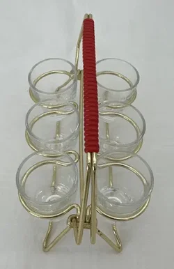 Vintage-Schnapsgläser-Set / 6 Stück  - ca. 1950 - Bild 3