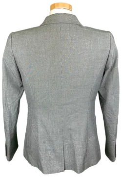 United Colors of Benetton Damenblazer schwarz/weiß gemustert Gr. 46 - Bild 2