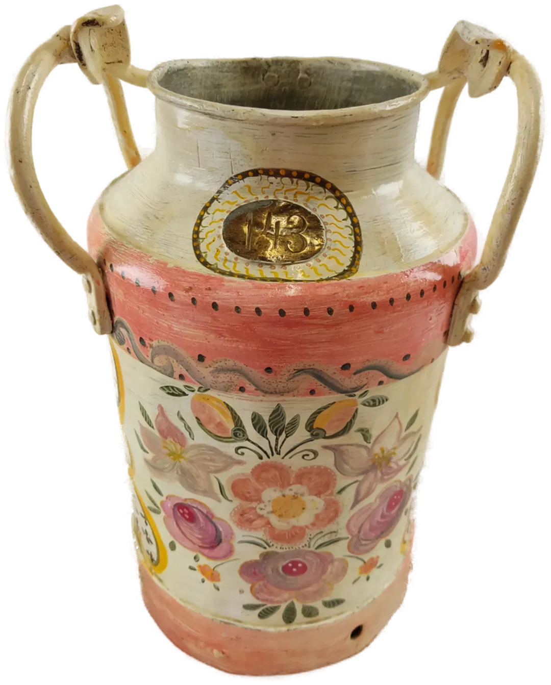 Milchkanne handbemalt - Bild 1