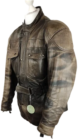 Herren Motorrad Lederjacke Echtleder Größe 54 | Biker-Chic - Bild 2