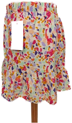 [NEU] Name It Kinder Rock lila/pink/orange gemustert - 134 - Bild 2