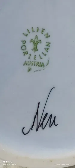 Lilien Porzellan Kanne | Einmaliges Unikat - Bild 6