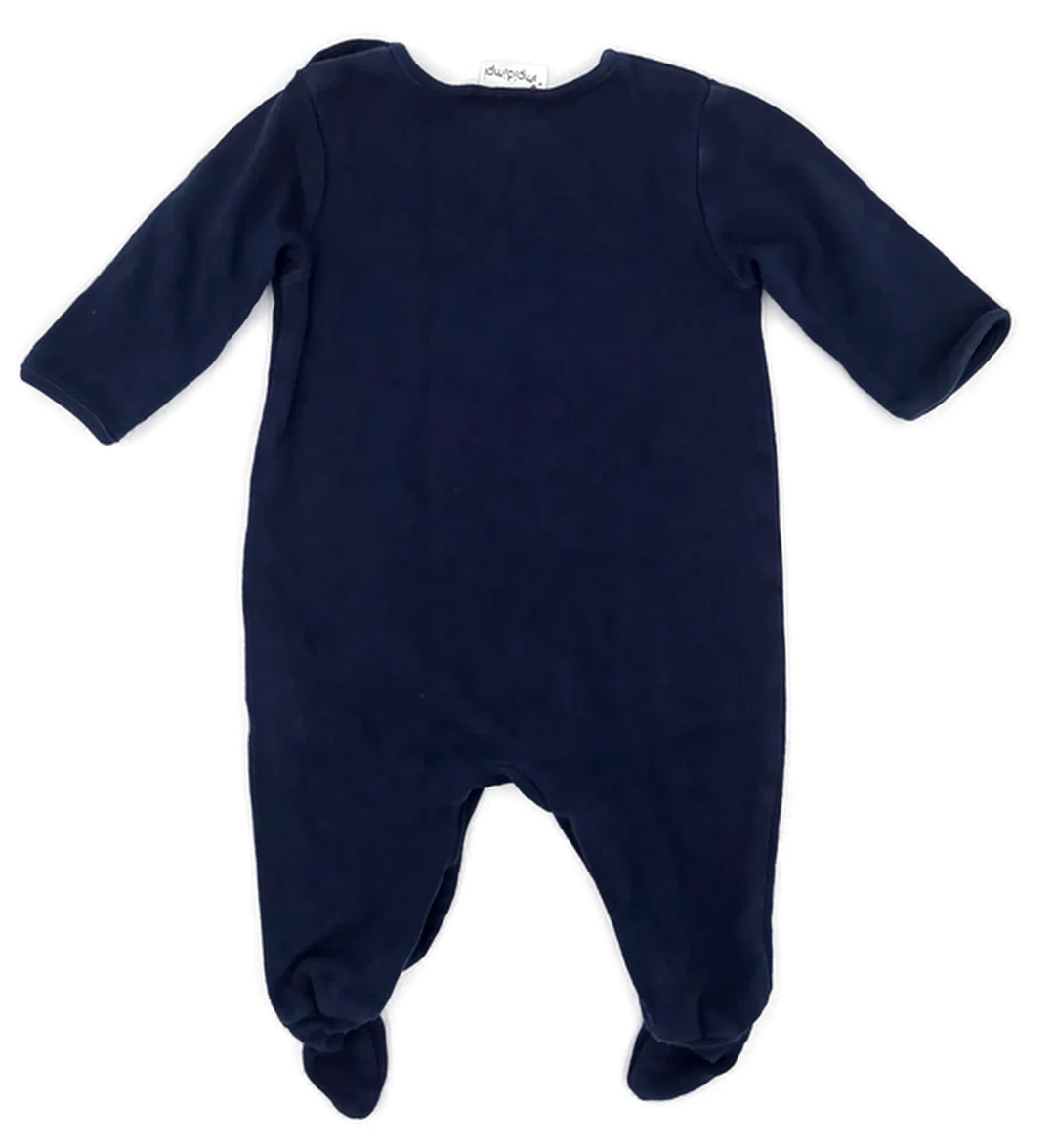 impidimpi Baby Weihnachtsoverall dunkelblau Gr. 62/68 – Bild 2