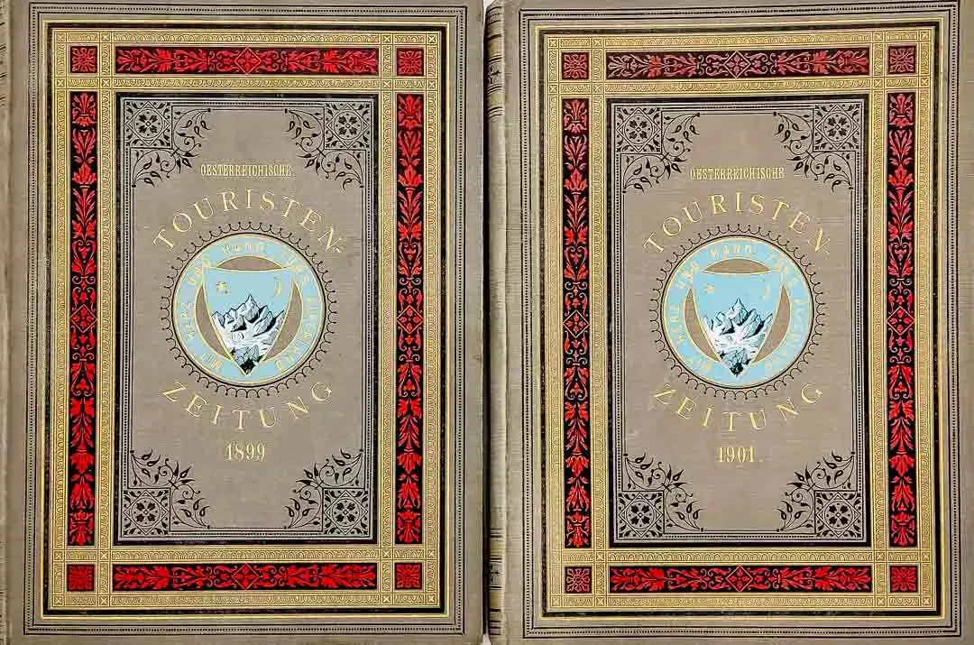 Buch Österreichische Touristen Zeitung Band 1899 XIX  und 1901 XXI - Bild 1