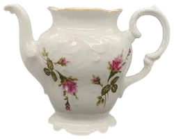 Hochwertiges 14-teiliges Wessel Porzellangeschirr für Tee/Kaffee mit Blumenmuster - Bild 1