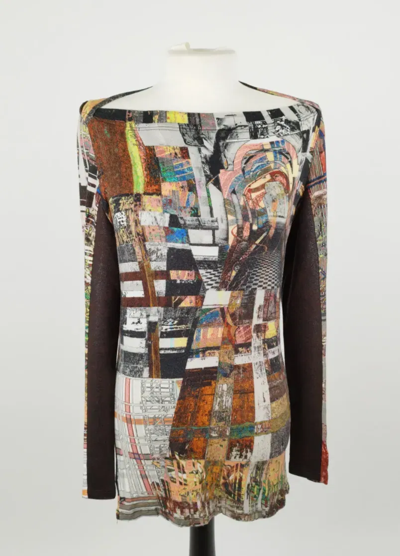 Save The Queen! Oberteil Langärmelig - XL, 62% Viskose, 20% Polyester, 13% Wolle, 5% Elasthan - Bild 1