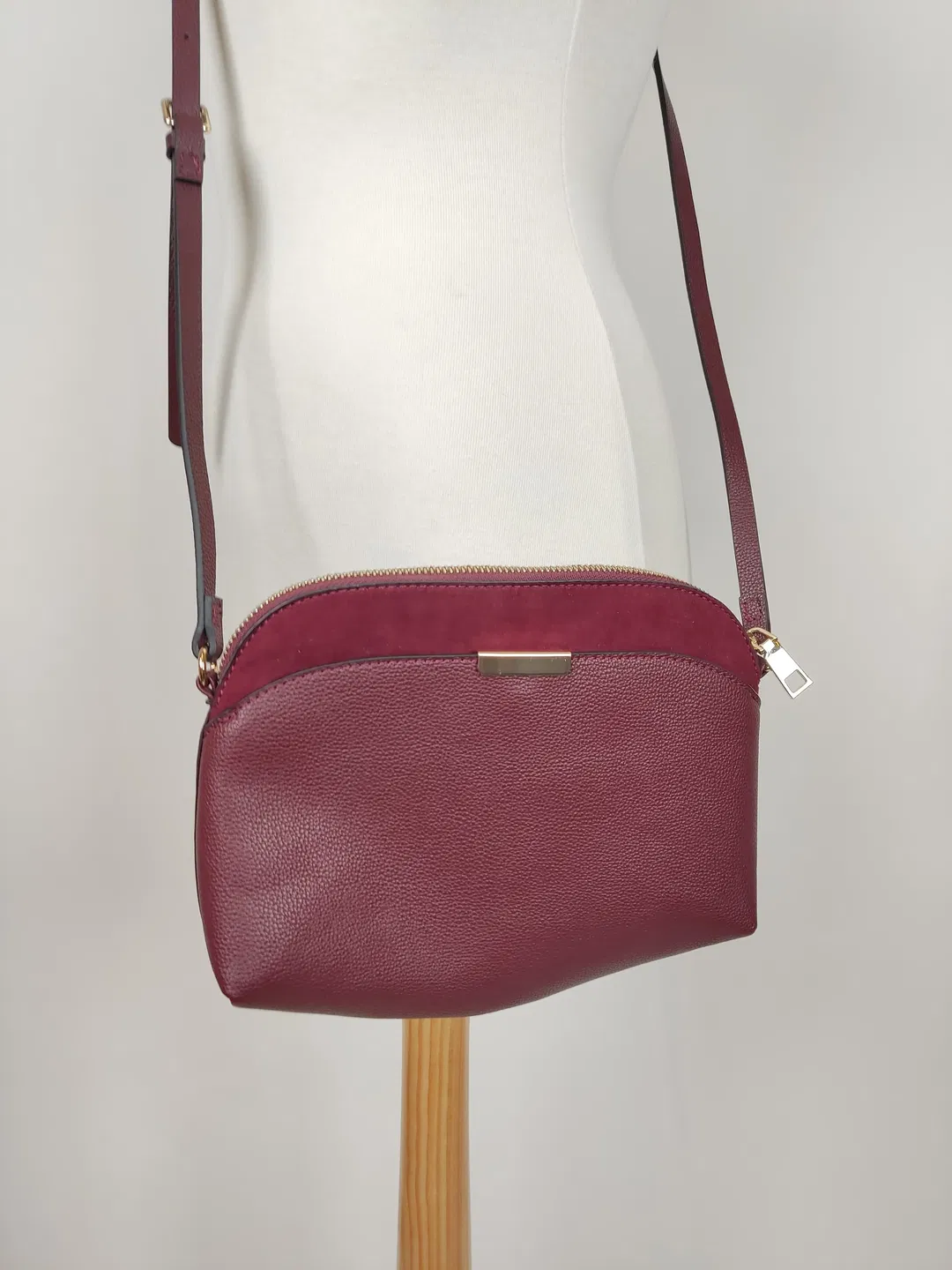 Damen Handtasche bordeaux-rot - Bild 1