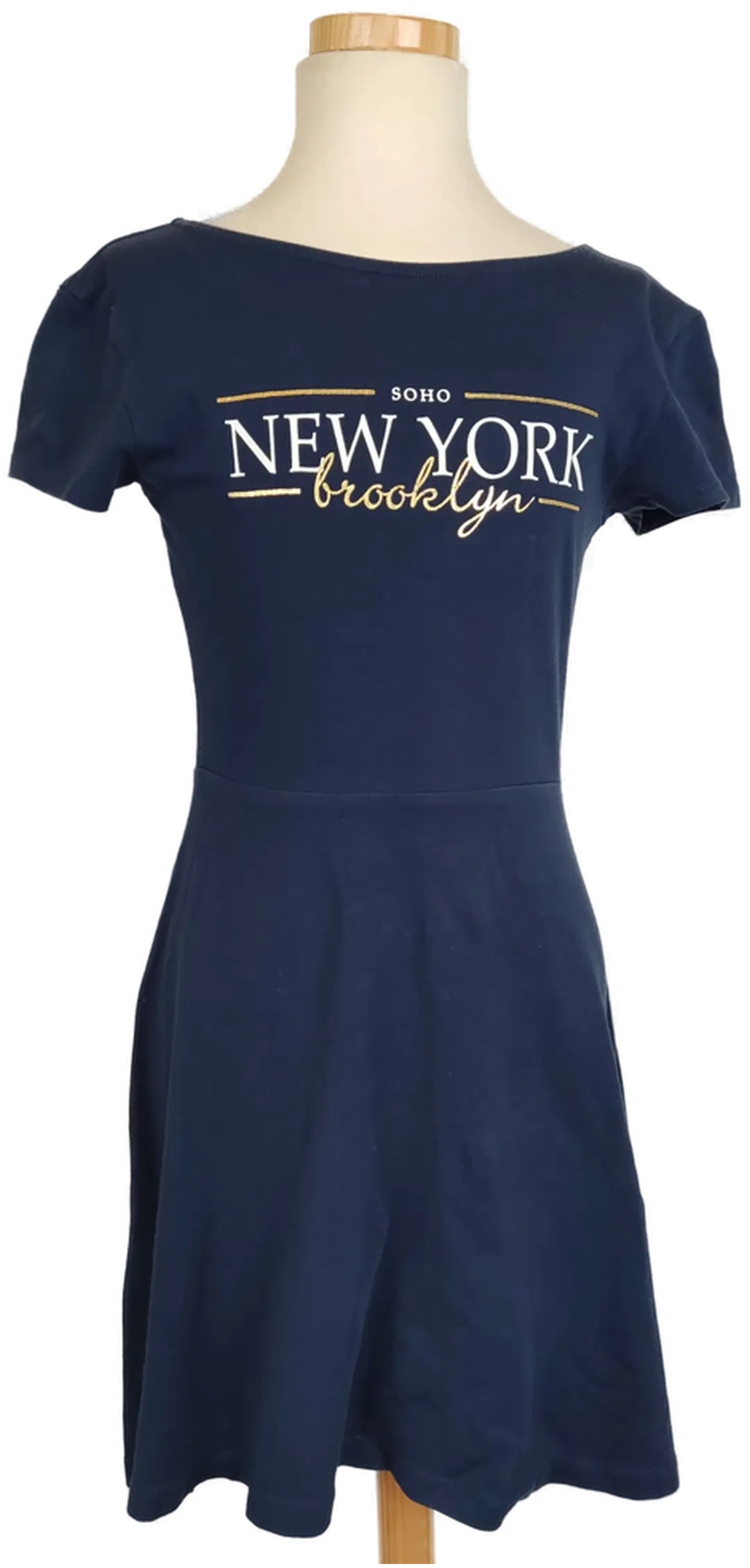 H&M Kinder Kleid marine Gr. 146/152 - Bild 1