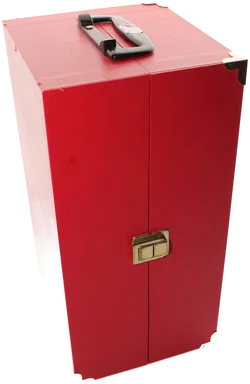 Porzellanpuppe im roten Koffer – ca. 33 cm, mit Wechselkleid & Zubehör - Bild 2