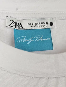 ZARA Herren T-Shirt, weiß - Größe L – Vorschau 5