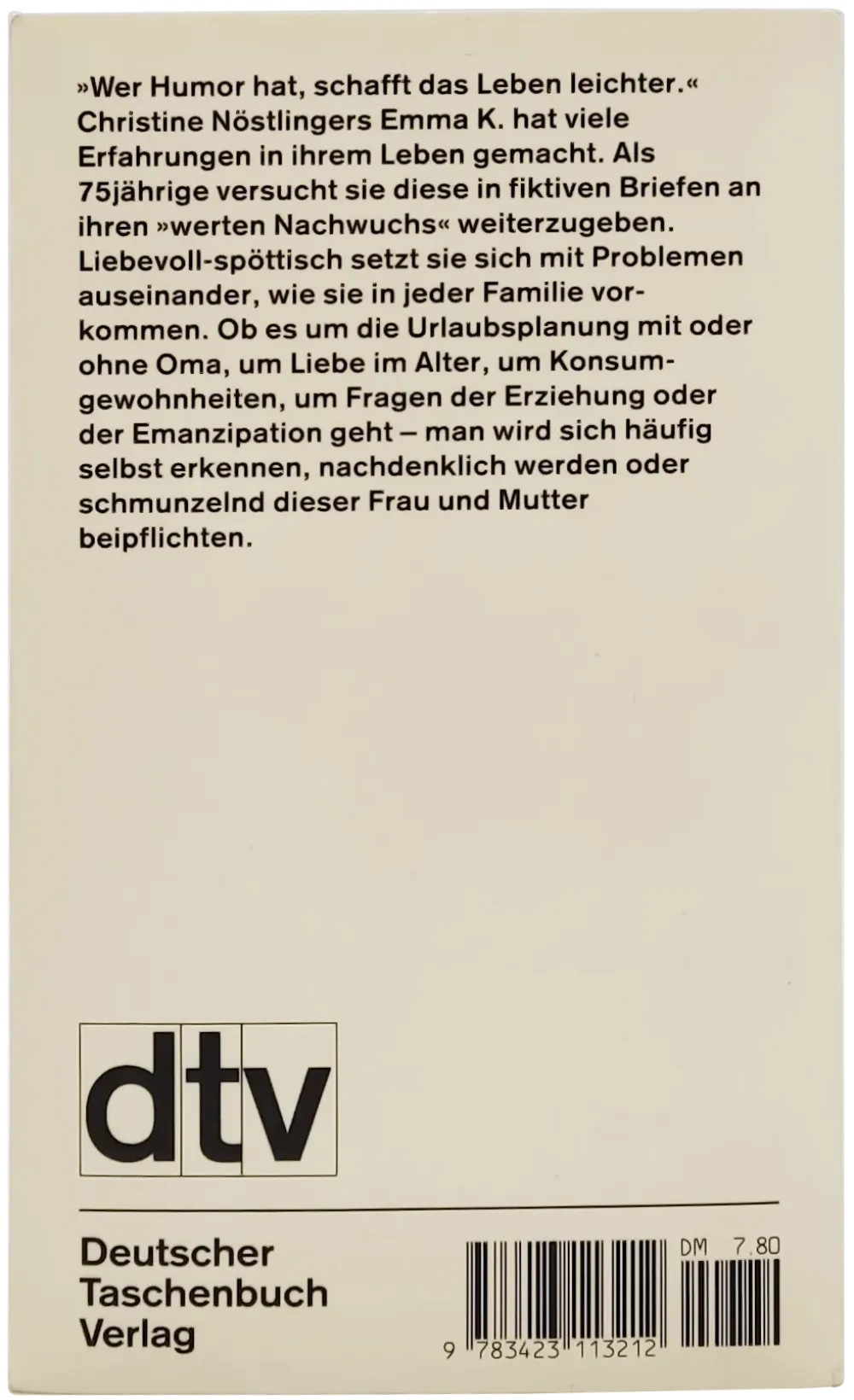 Buch "Werter Nachwuchs - Die nie geschriebenen Briefe der Emma K." von Christine Nöstlinger – Bild 2