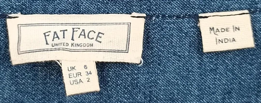 FATFACE Midi-Jeanskleid Gr. 34 – Bild 4