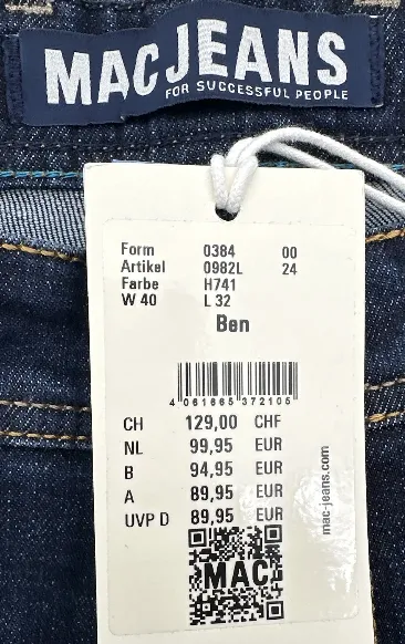 Mac Jeans - Herren Jeans - Gr. 57/58 – Bild 3
