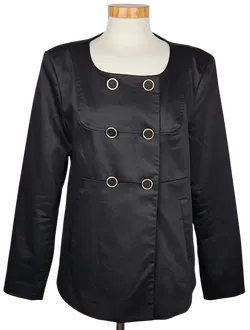 H&M Damen Blazer, schwarz - Gr. XXL  - Bild 1