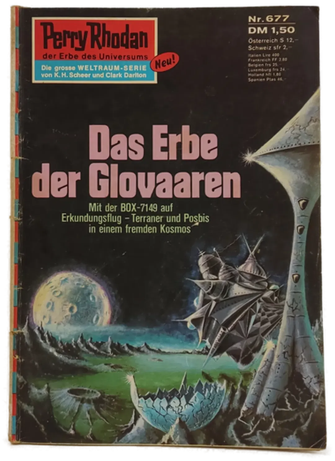 Romanheft Perry Rhodan Das Erbe der Glovaaren Erstauflage Nr.677 - Bild 2