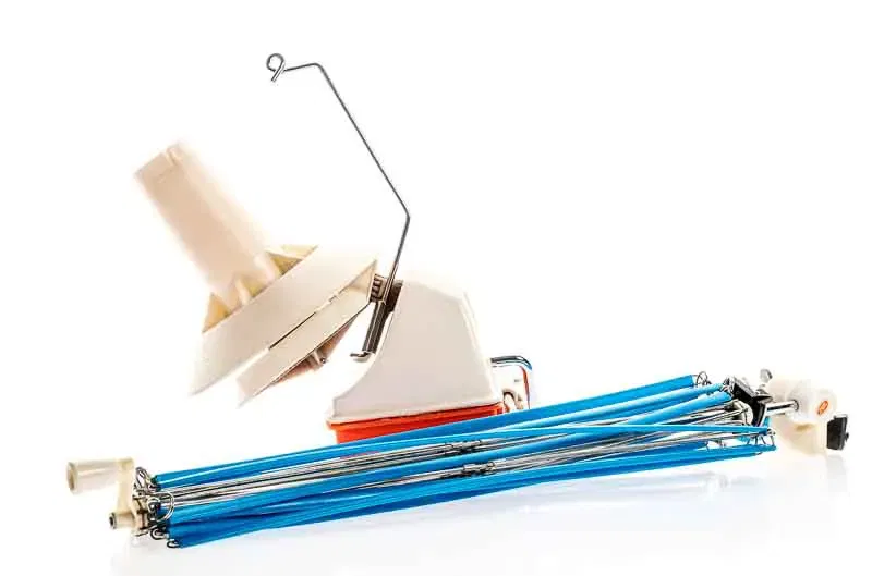 Wollwickler und Fadenspulmaschine für Wolle - Bild 1