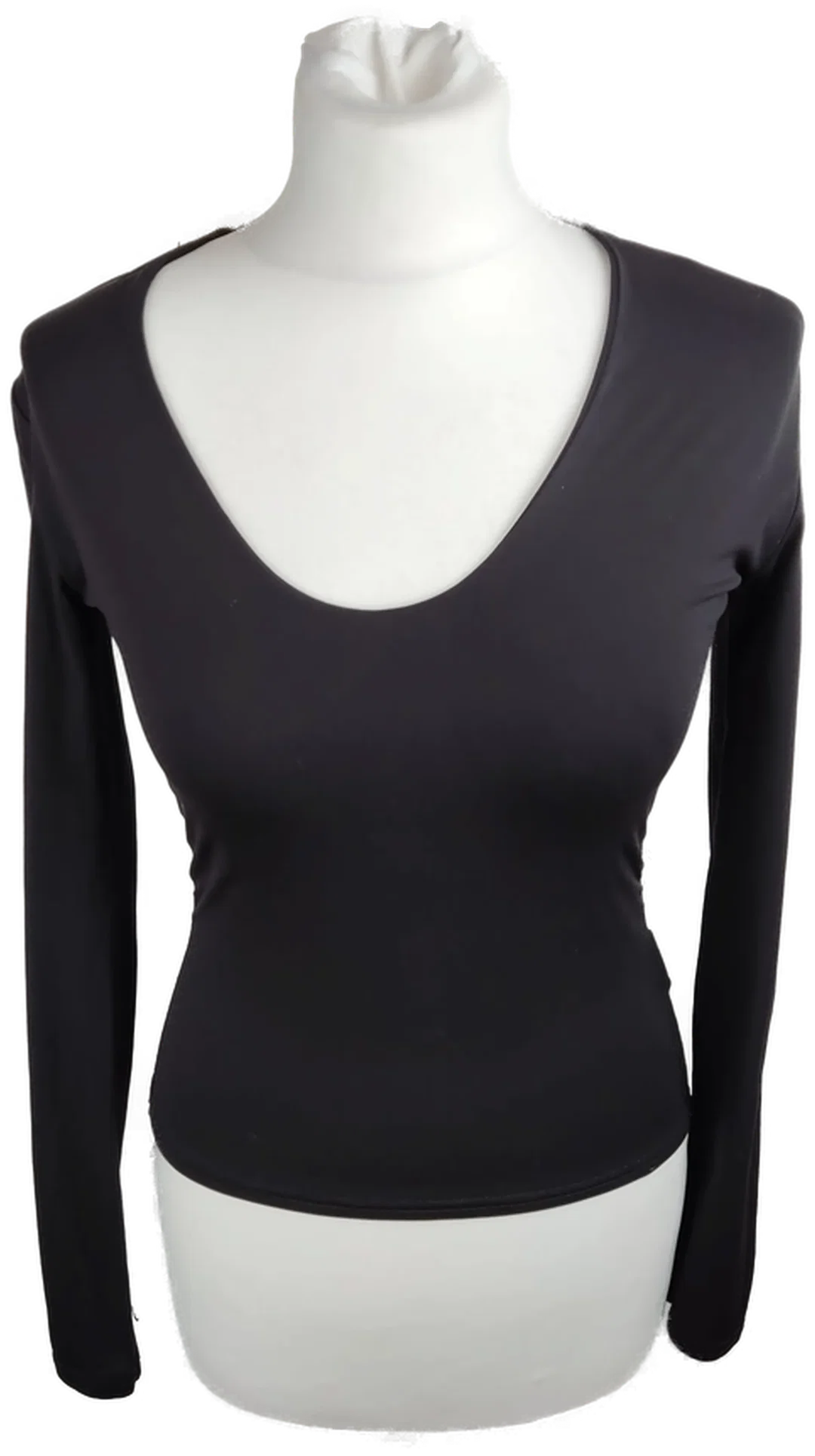 Damen-Longsleeve in Schwarz | Zeitloser Klassiker – Bild 1