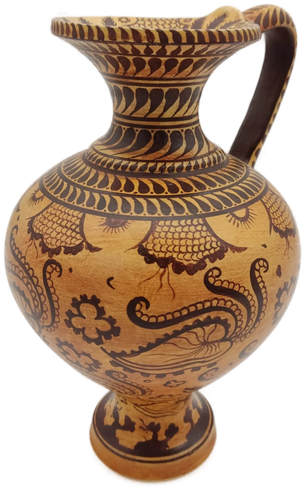 Griechische Vase / Amphore Rodos - signiert – Bild 3