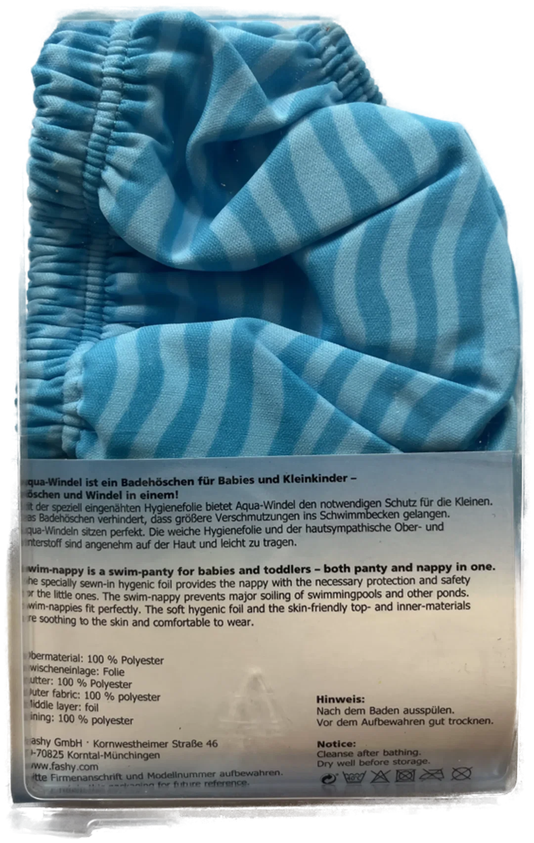 FASHY BABY Badewindelhose Gr. 86/92 (L) - Sommermuster, NEU – Bild 3