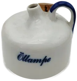 Keramik Öllampe mit Griff - vintage - Bild 1