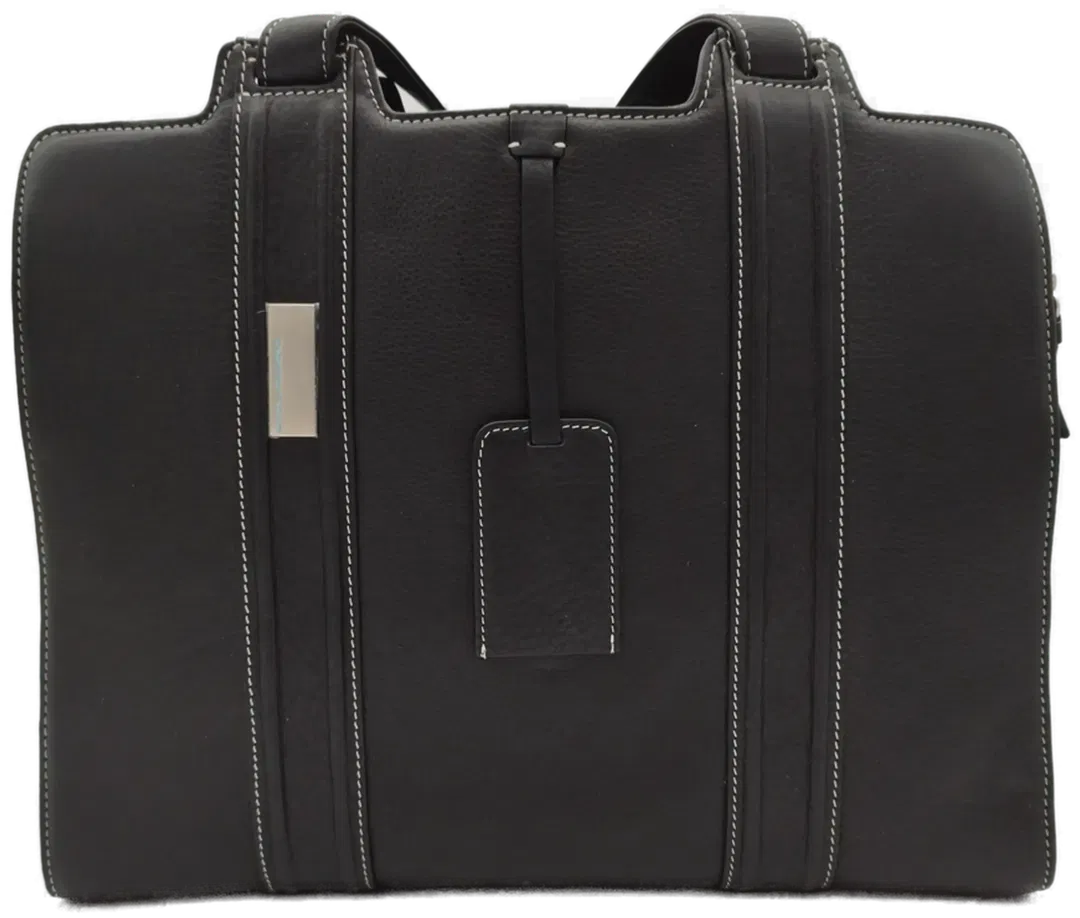 Piquardo Damenhandtasche aus schwarzem Leder - inkl. Zubehör - Bild 4