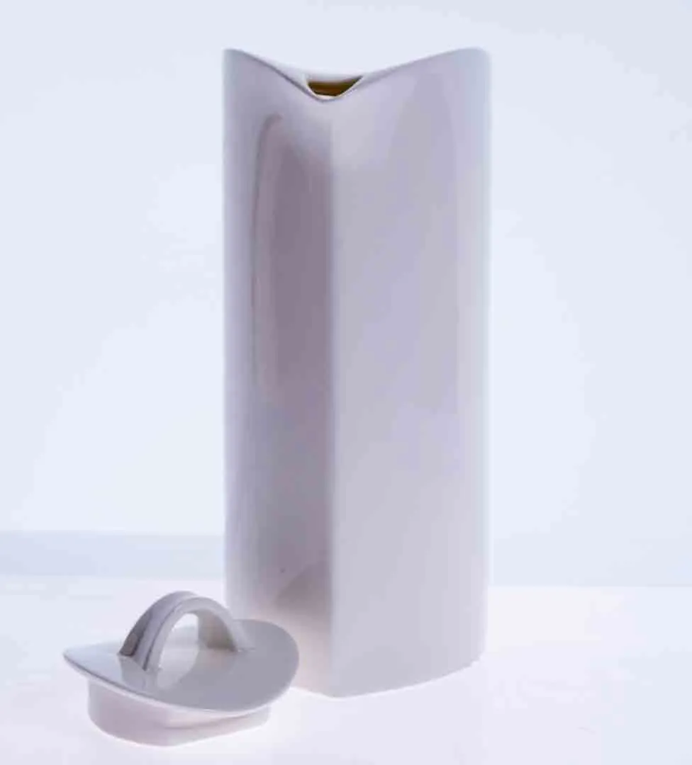 VILLEROY & BOCH Kaffeekanne mit Deckel in weiß, Höhe 22cm – Bild 3