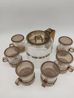 Vintage Melitta Kaffeekanne und 6x Tassen - Bild 5