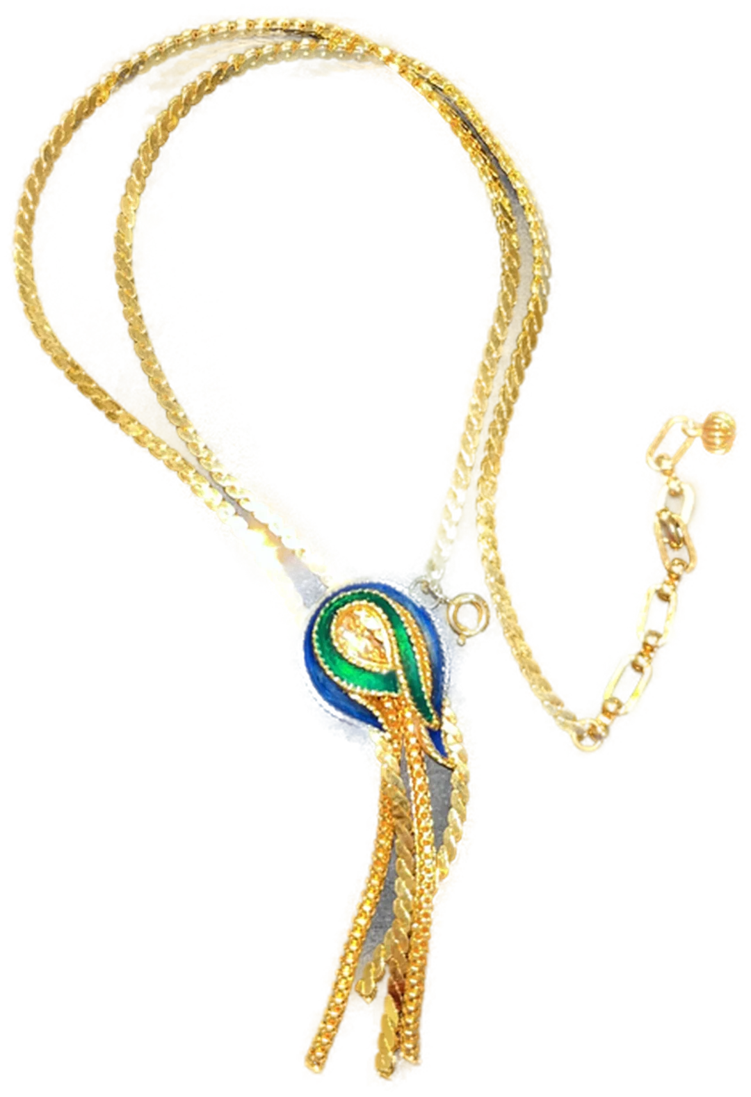 Goldkette Modeschmuck 50cm – Bild 2