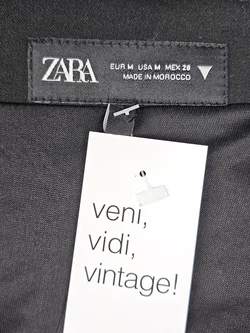ZARA Damen Top, schwarz - Gr. M - Bild 5