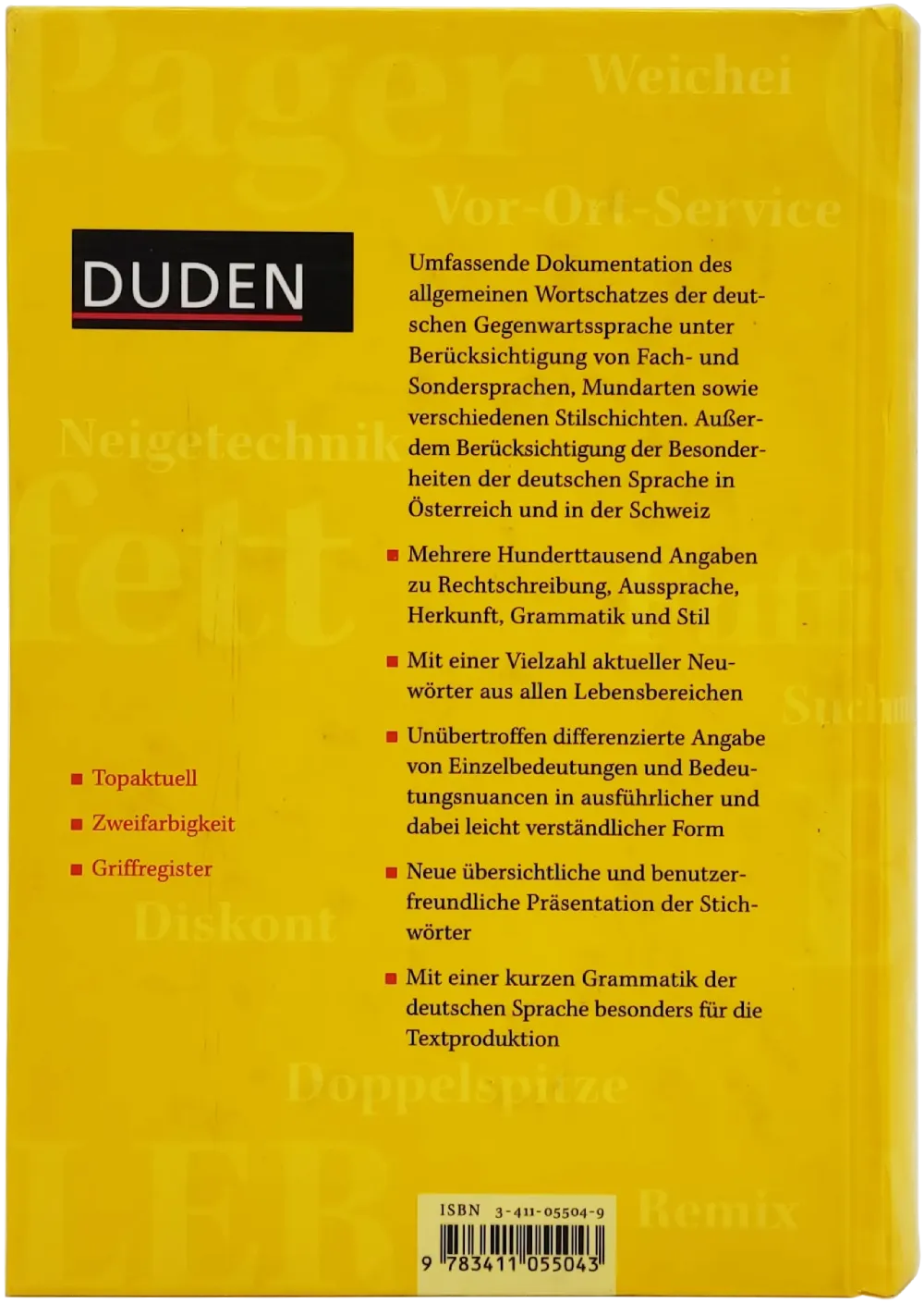 Buch "Deutsches Universal-Wörterbuch" von Duden – Bild 2
